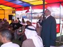 Jerusalem mufti addressing the strikers
