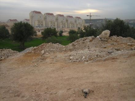 The houses of Modi'in Illit, a short distance away