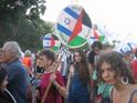 The Demo leaving Rabin Square
